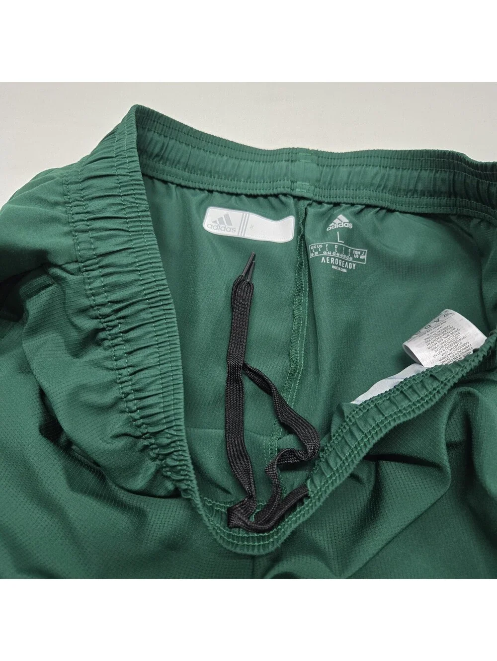EUC Men's LARGE Adidas x Guinness Track Pants Green Gold White Embroidered Logo